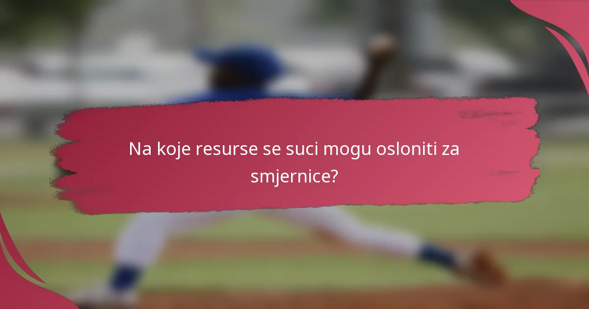 Na koje resurse se suci mogu osloniti za smjernice?